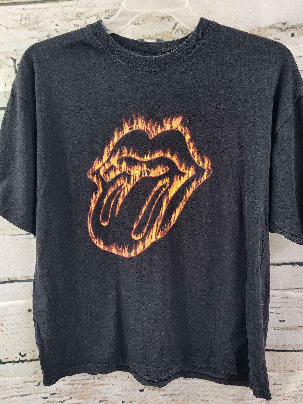 The Rolling Stones Licks European Tour 2003 T Shirt Size L Vintage Rock Band